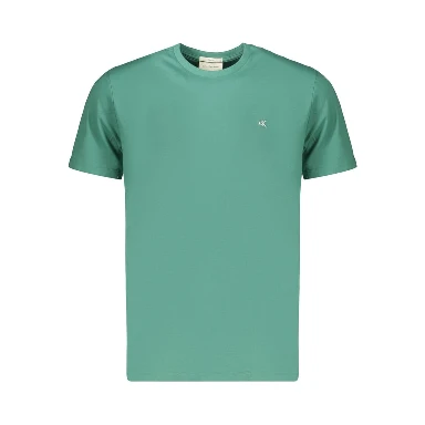 Green Cotton Mens T-Shirt