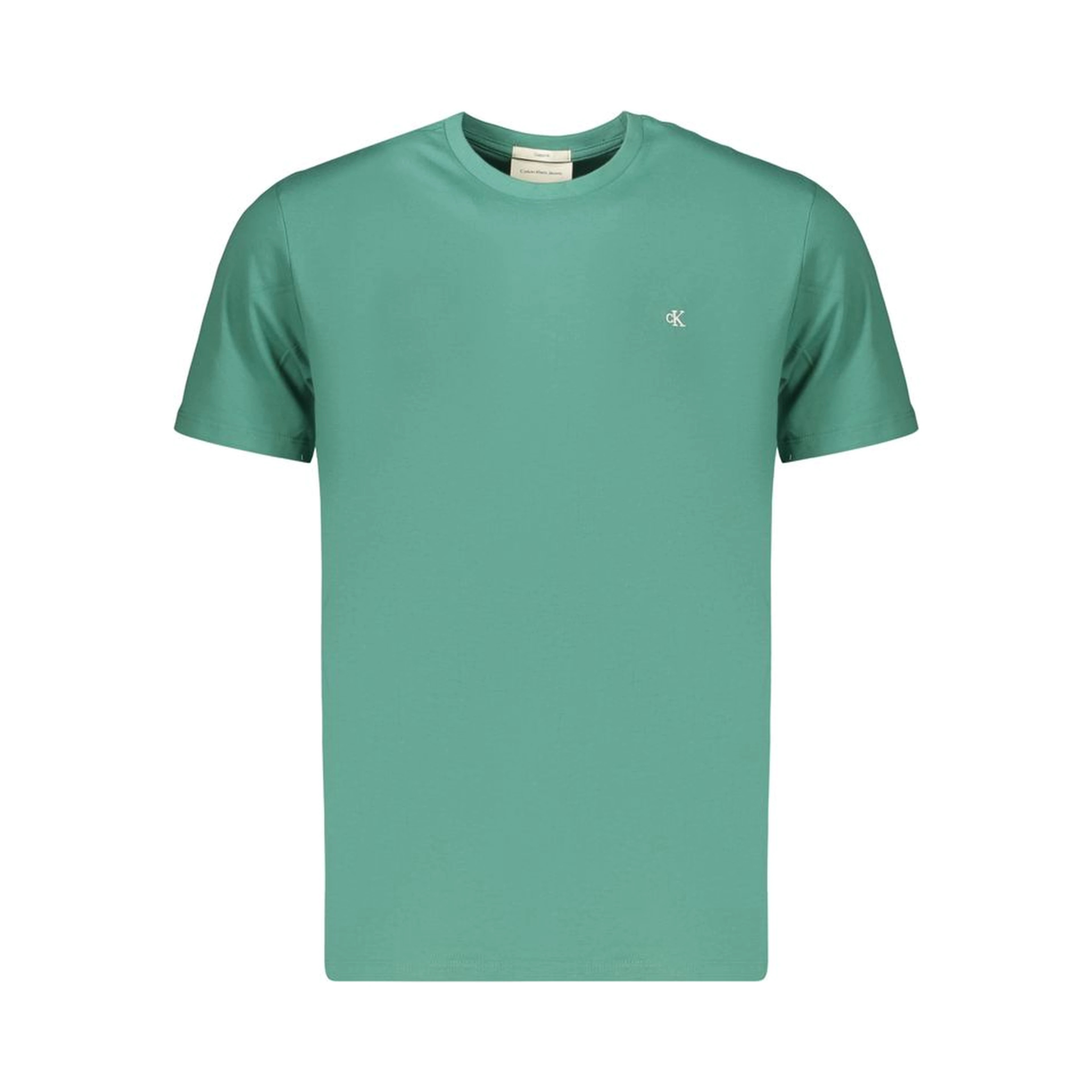 Green Cotton Mens T-Shirt