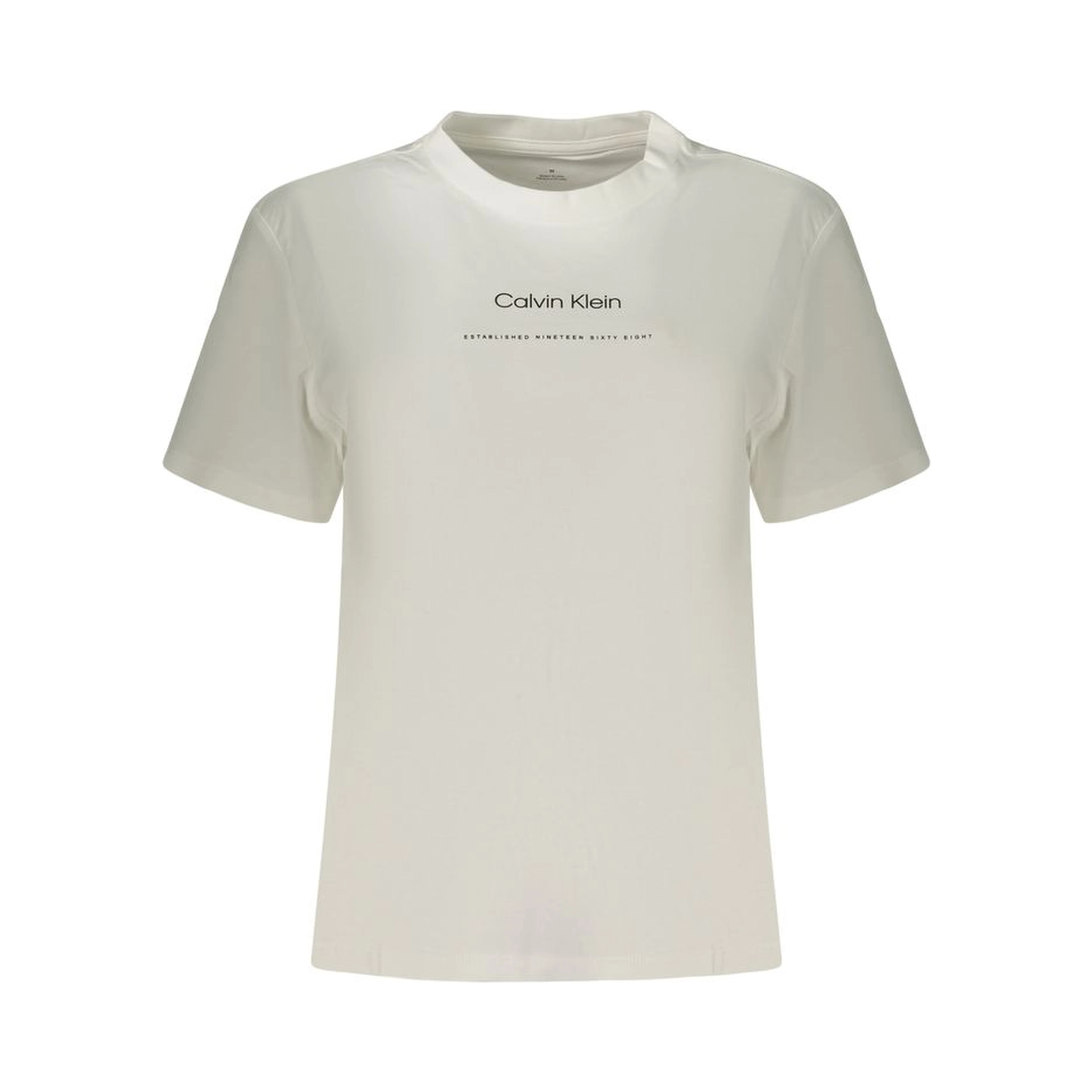 White Cotton Women T-Shirt