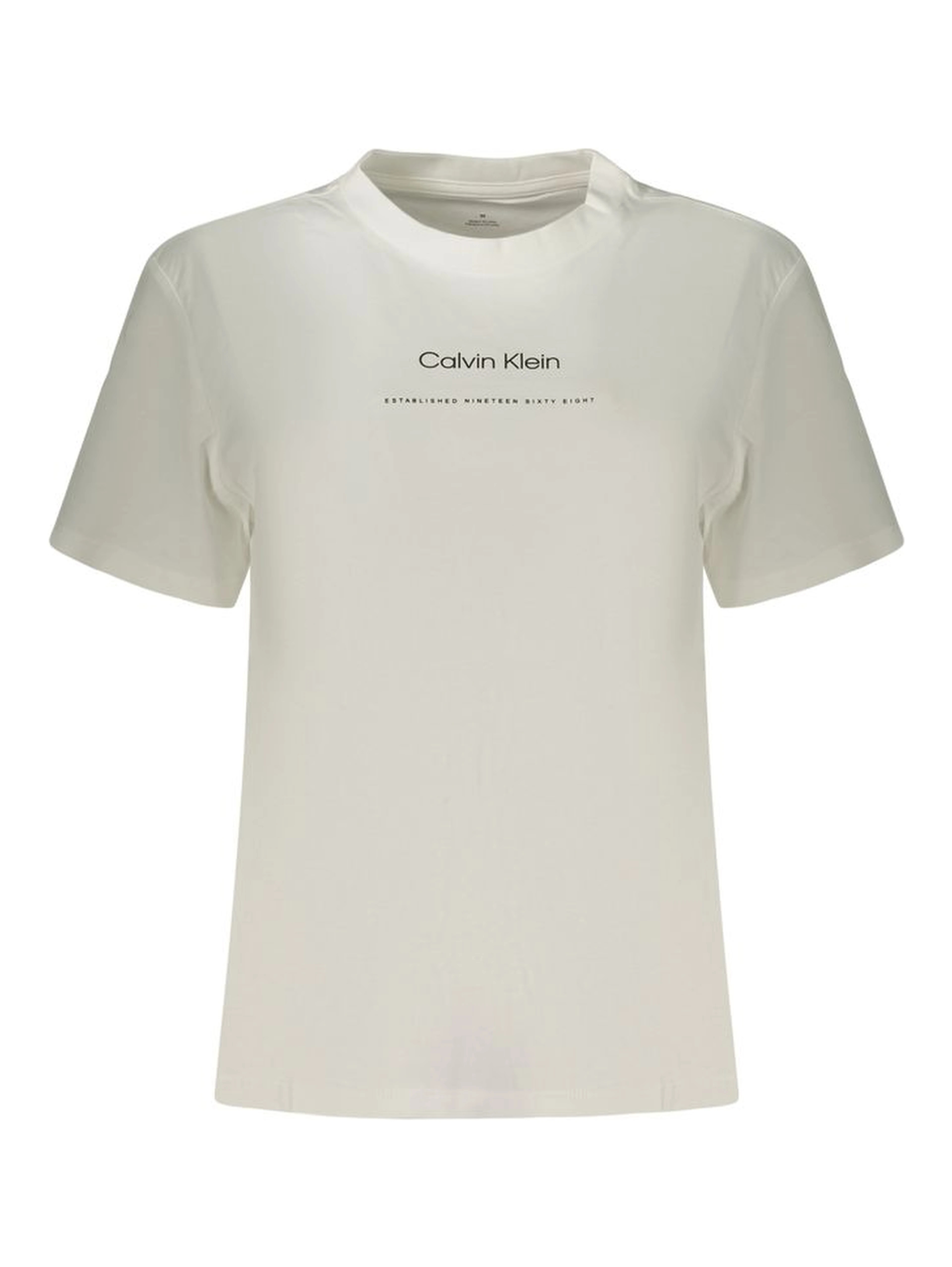 White Cotton Women T-Shirt