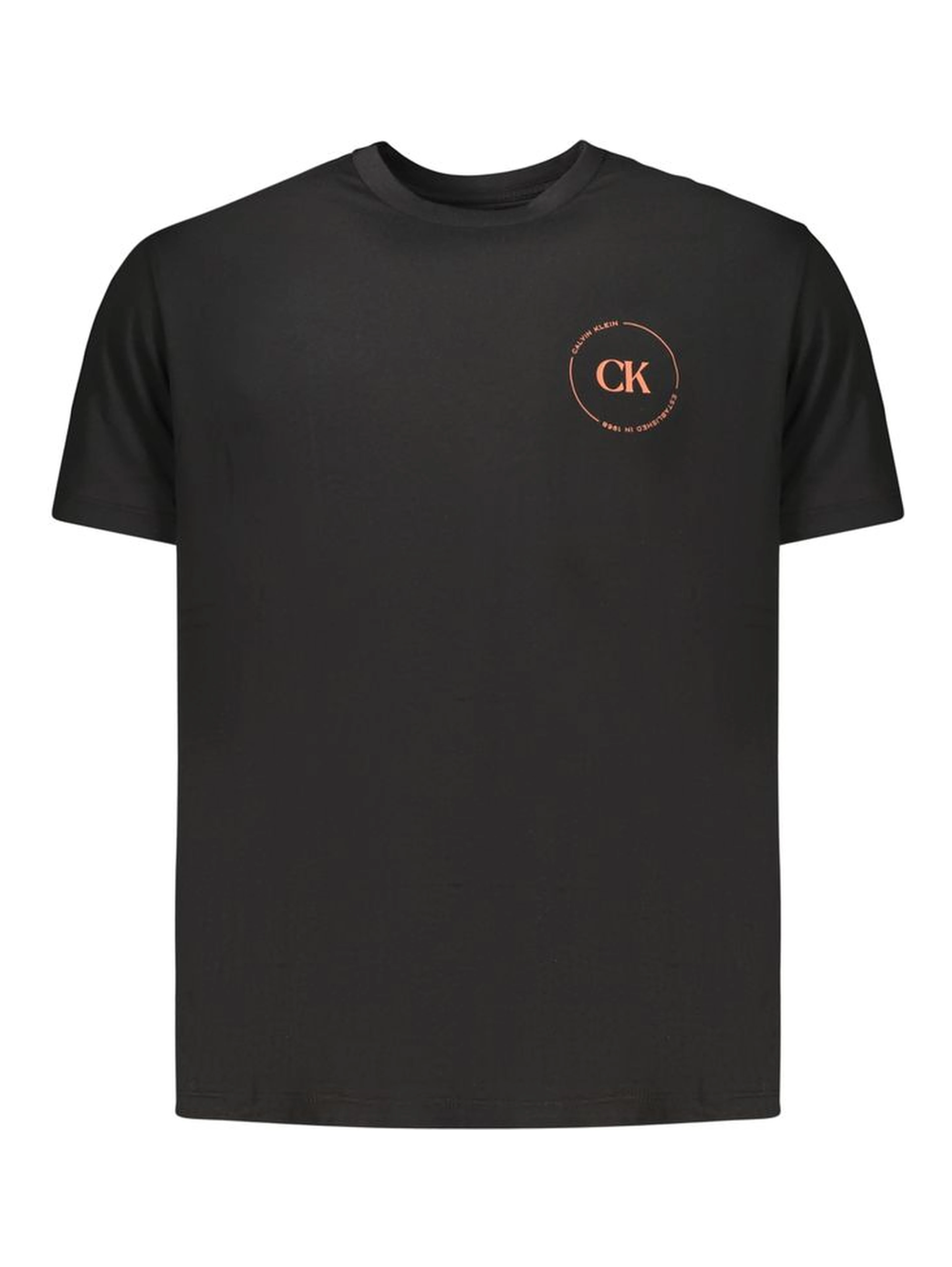 Black Cotton Men's T-Shirt