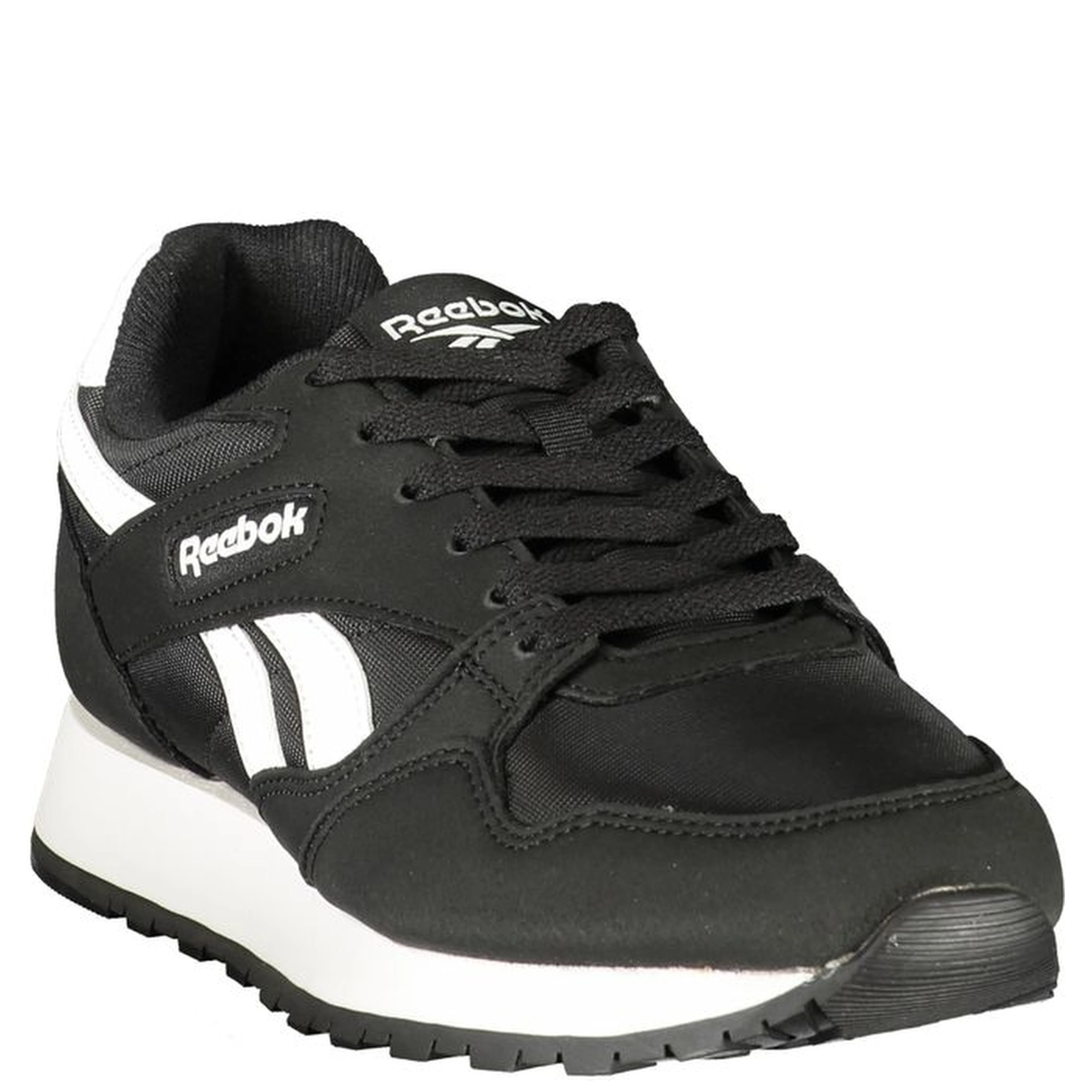 Black Polyester Unisex Sneaker