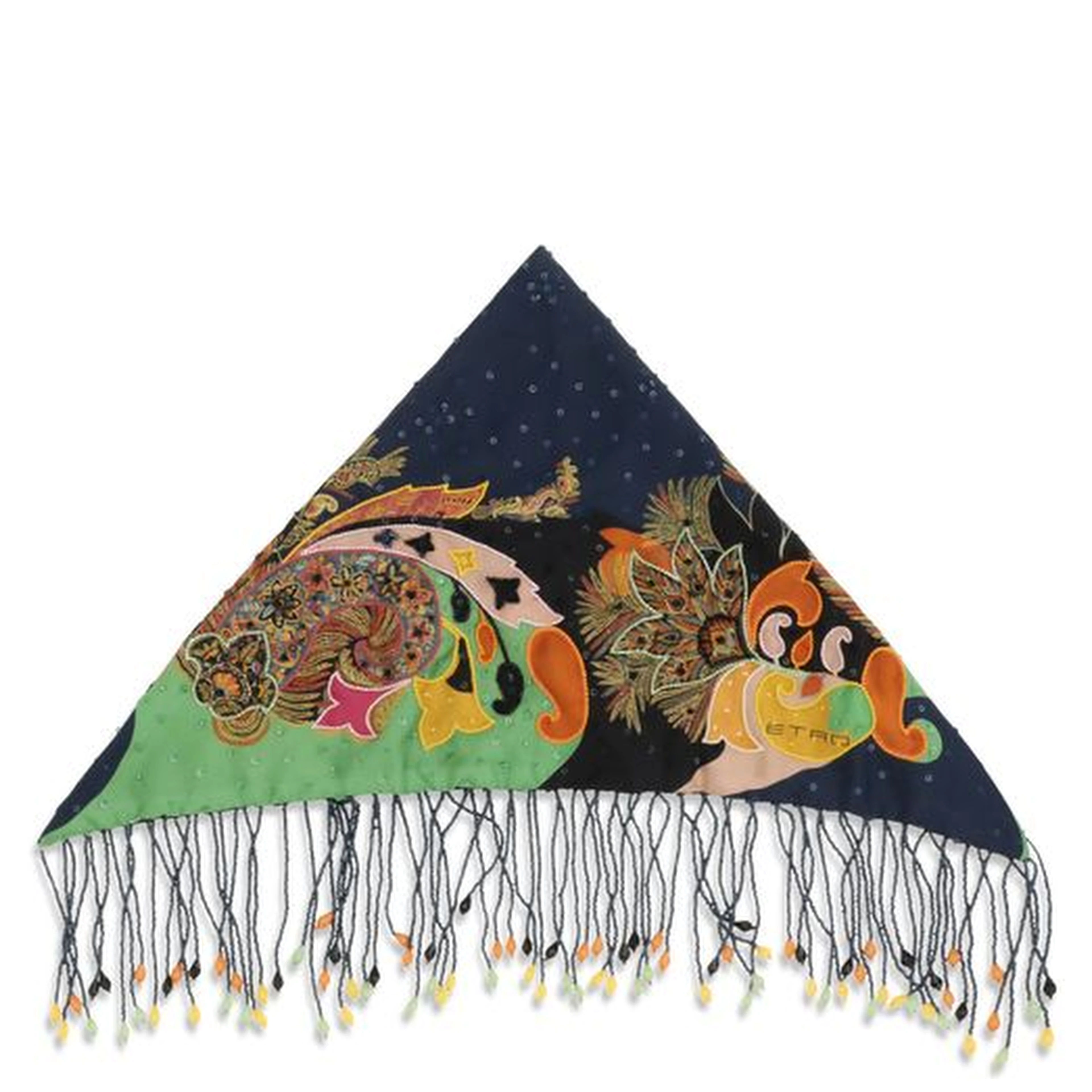 Multicolor Silk Scarf