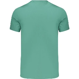 Green Cotton Mens T-Shirt