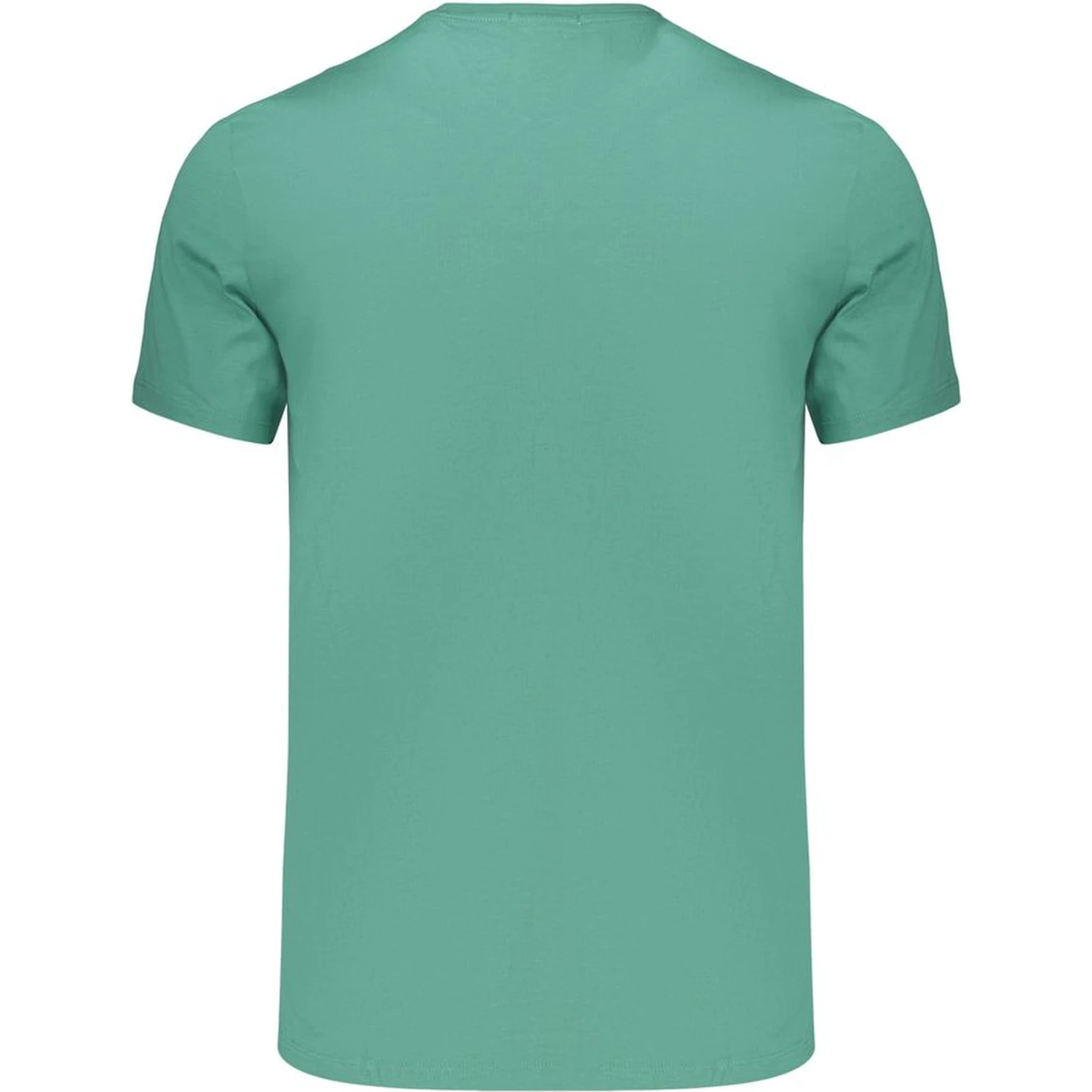 Green Cotton Mens T-Shirt