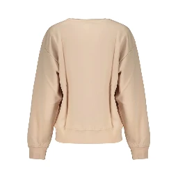 Pink Cotton Women's Sweatshirt
