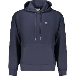 Blue Cotton Men's Sweatshirt