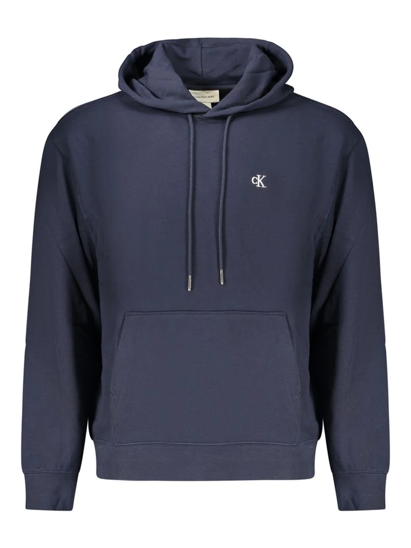 Blue Cotton Men's Sweatshirt