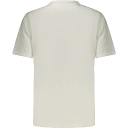 White Cotton Women T-Shirt