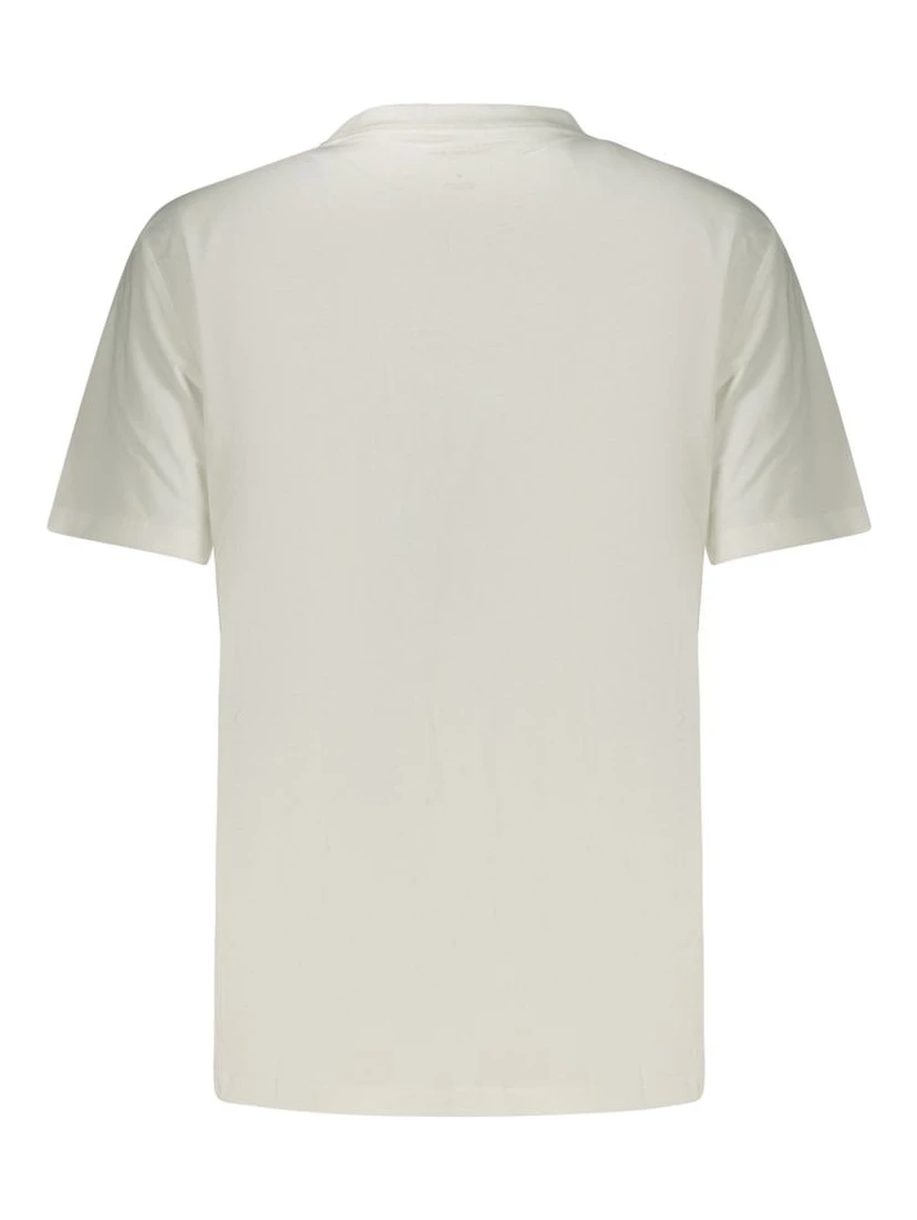 White Cotton Women T-Shirt