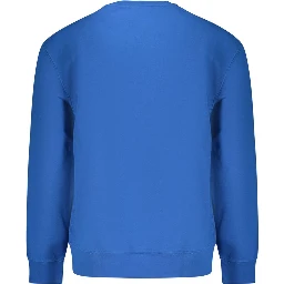 Blue Cotton Men's Sweatshirt