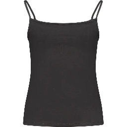 Black Cotton Women's Tank