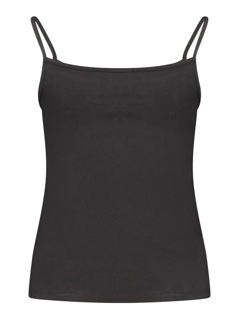 Black Cotton Women's Tank