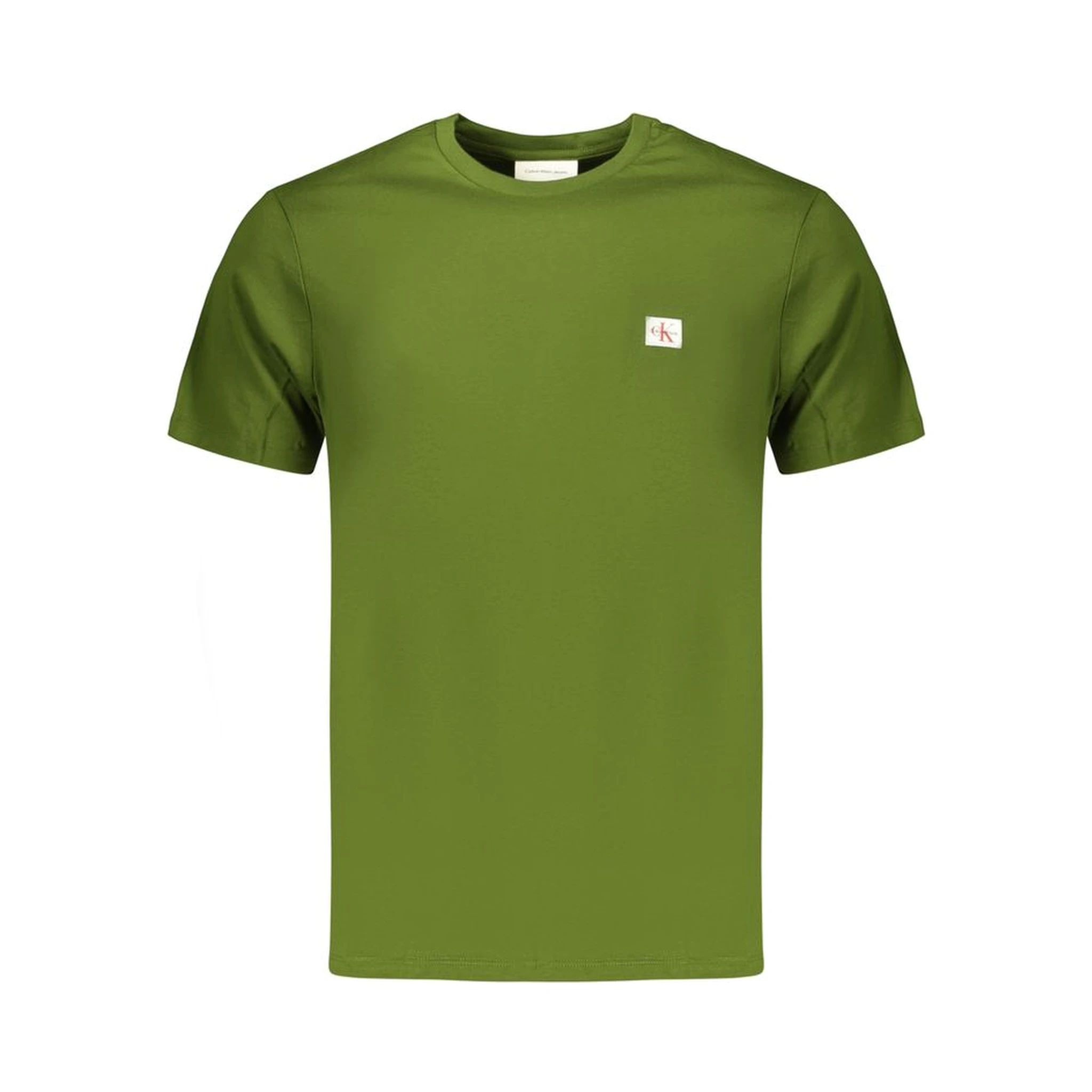 Green Cotton Mens T-Shirt