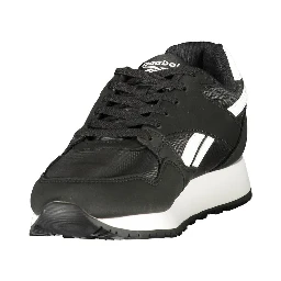 Black Polyester Unisex Sneaker