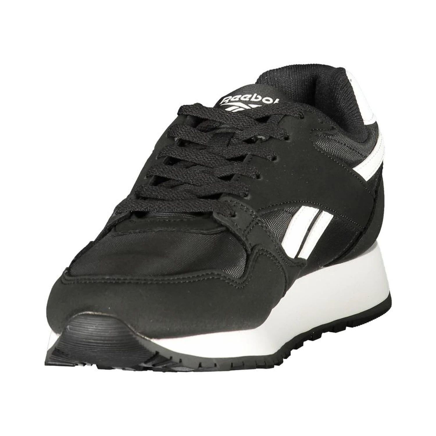 Black Polyester Unisex Sneaker