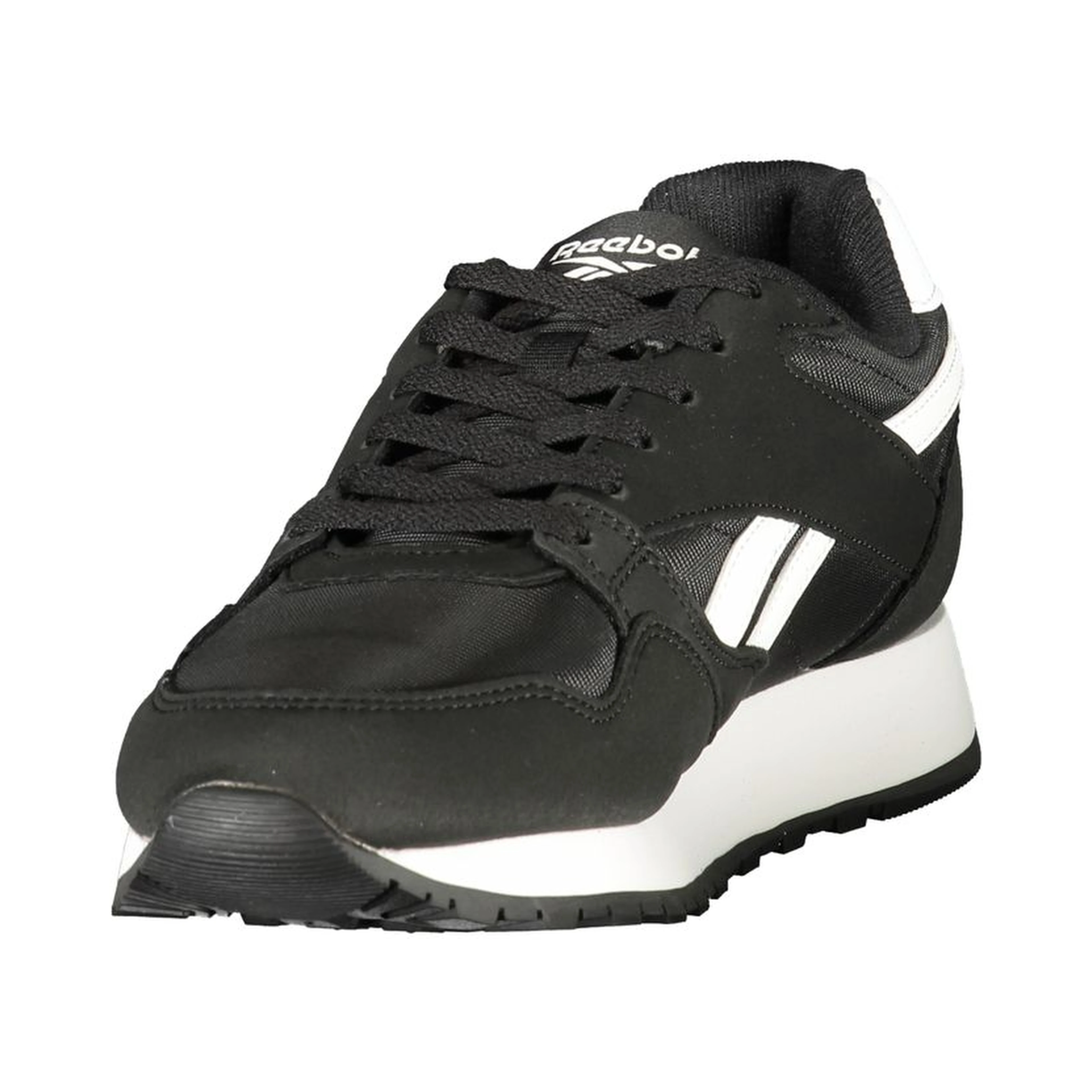 Black Polyester Unisex Sneaker