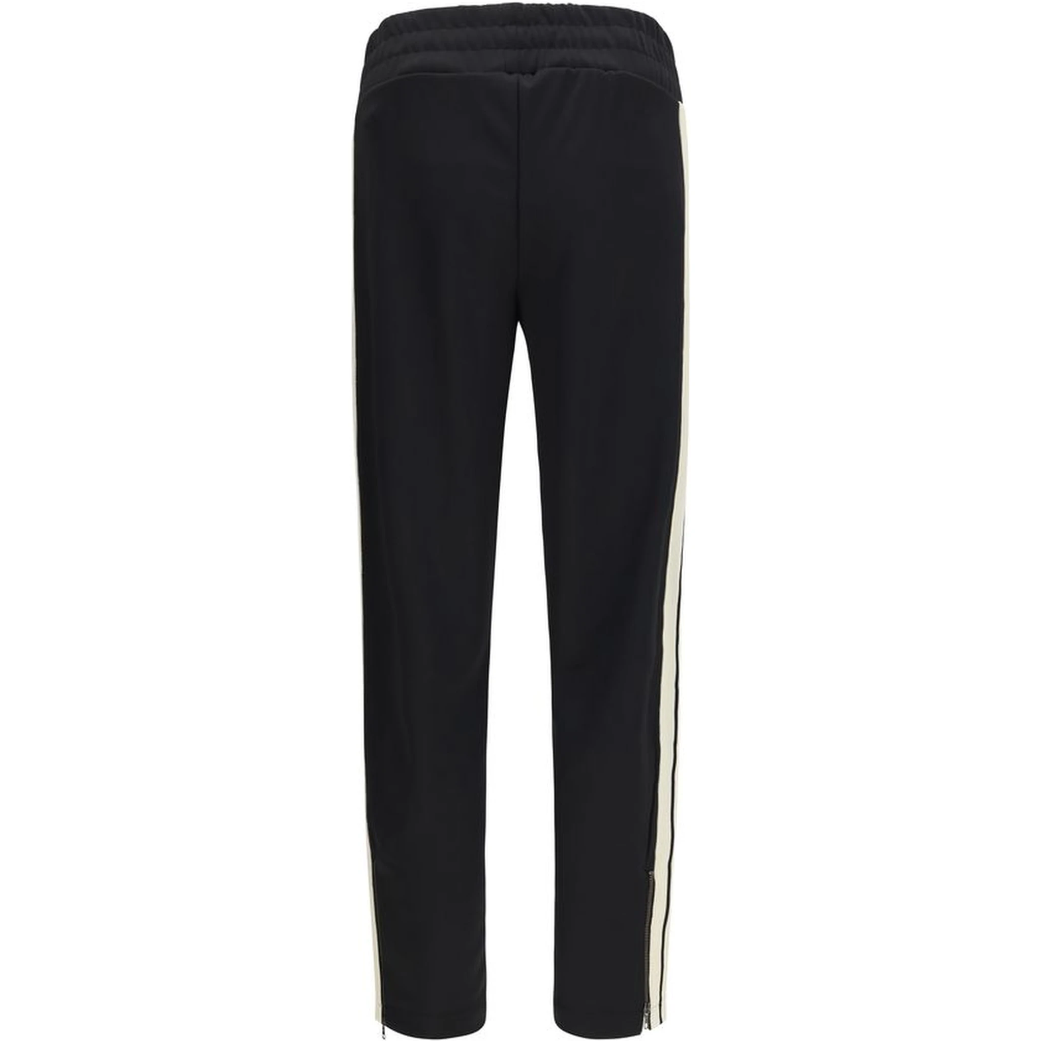 Black Polyester Athletic Pants