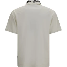 White Cotton Polo Shirt