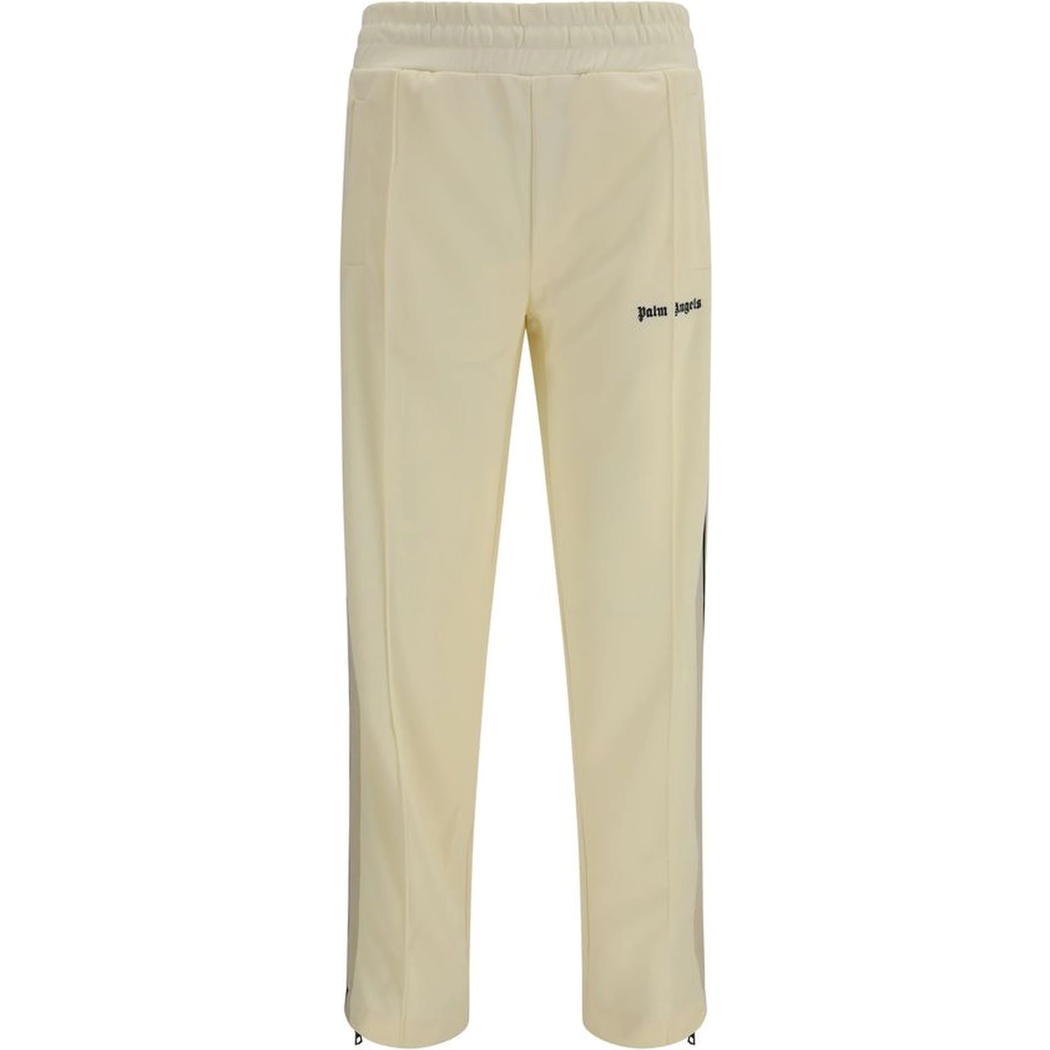 Beige Polyester Athletic Pants