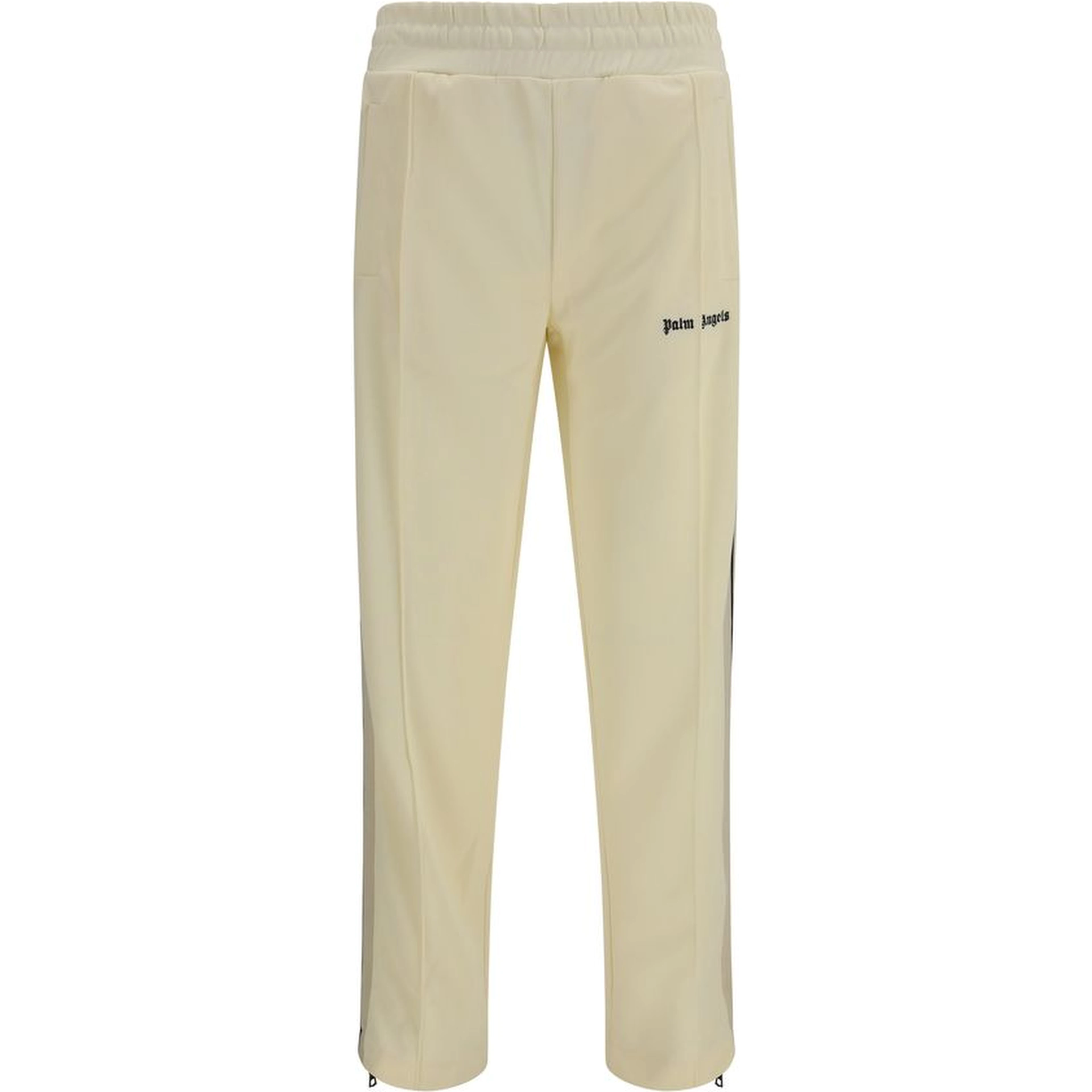 Beige Polyester Athletic Pants