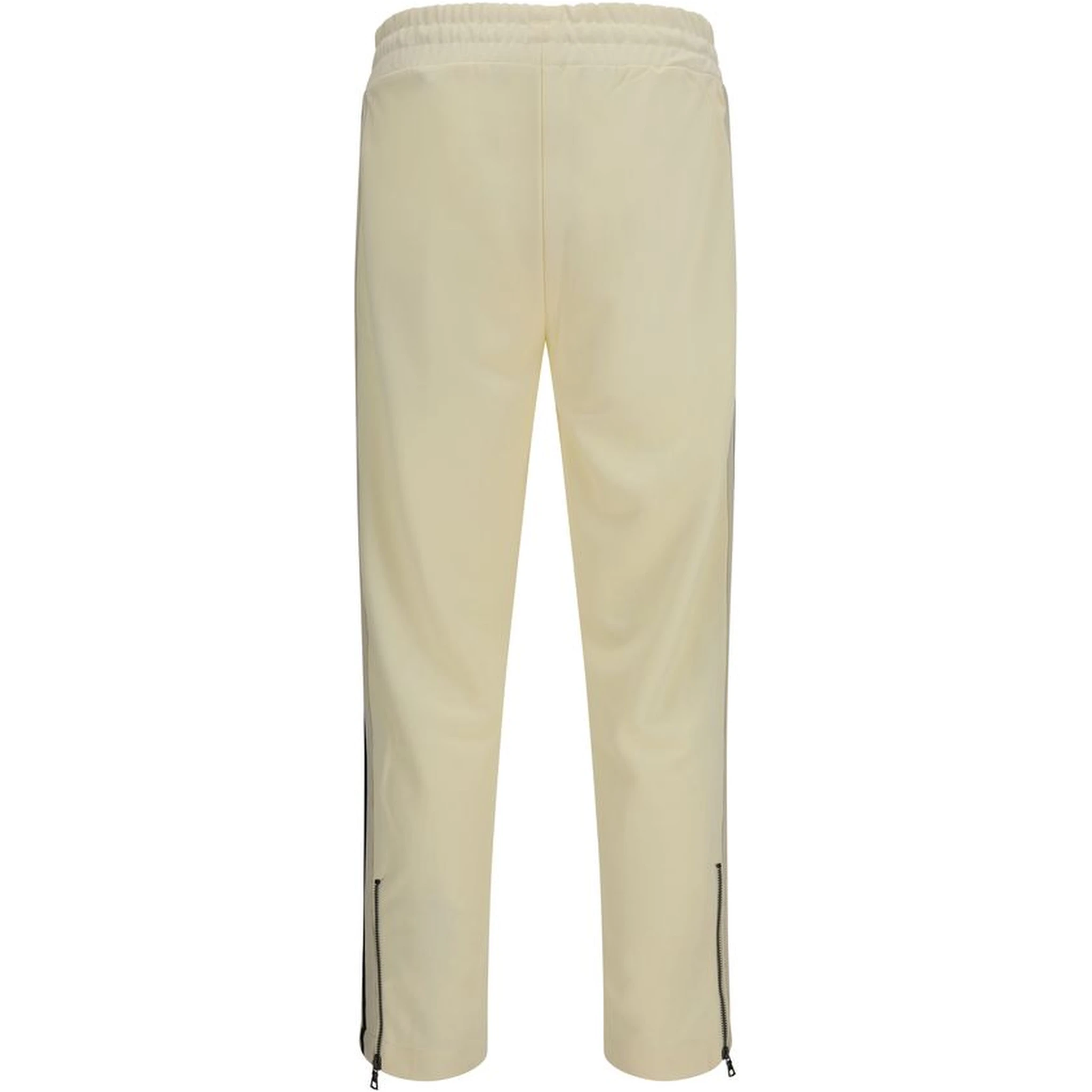 Beige Polyester Athletic Pants