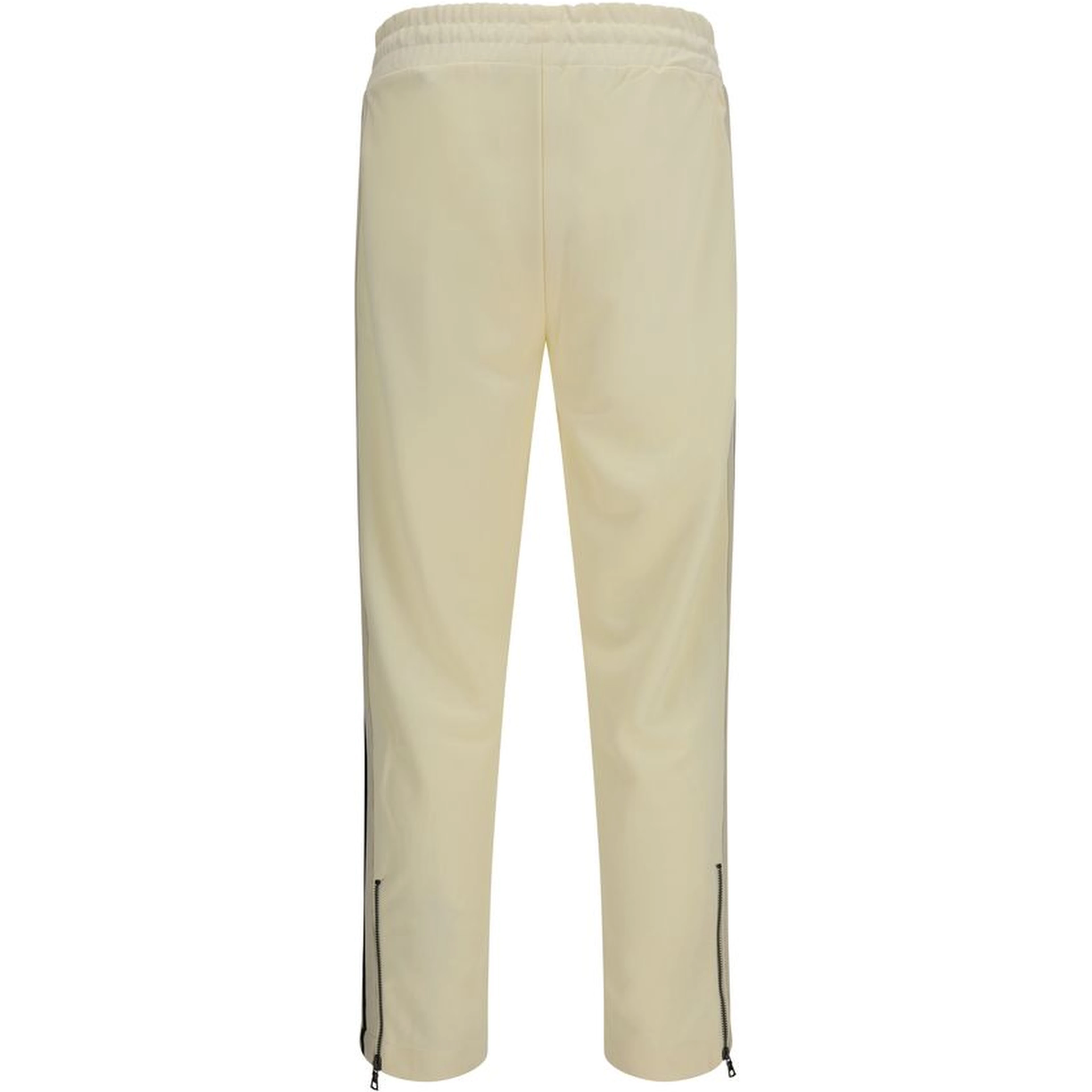 Beige Polyester Athletic Pants