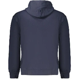 Blue Cotton Men's Sweatshirt