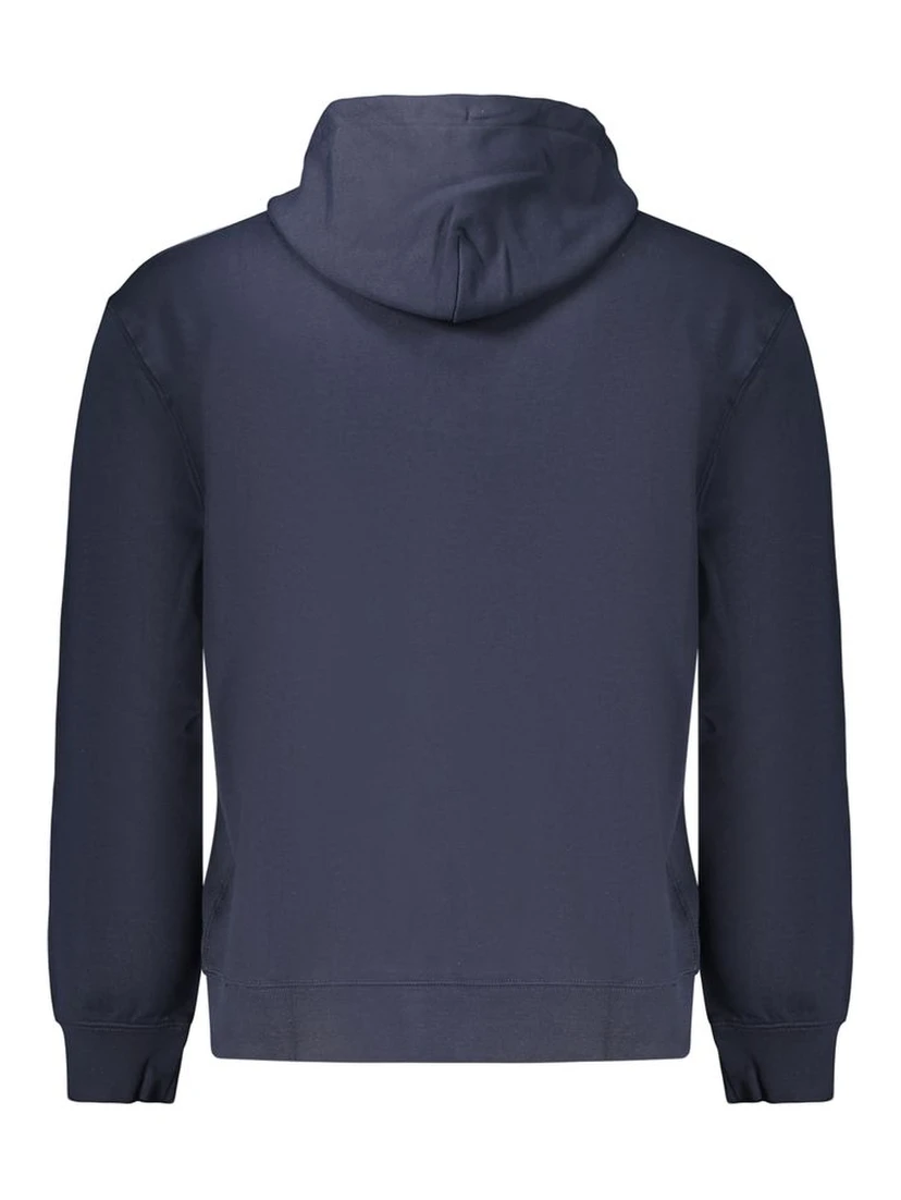 Blue Cotton Men's Sweatshirt