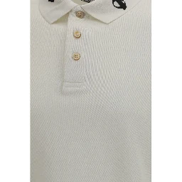 White Cotton Polo Shirt