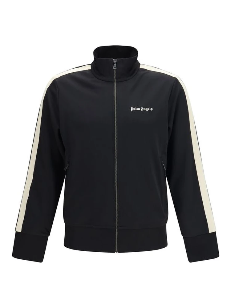 Black Polyester Sweatshirt