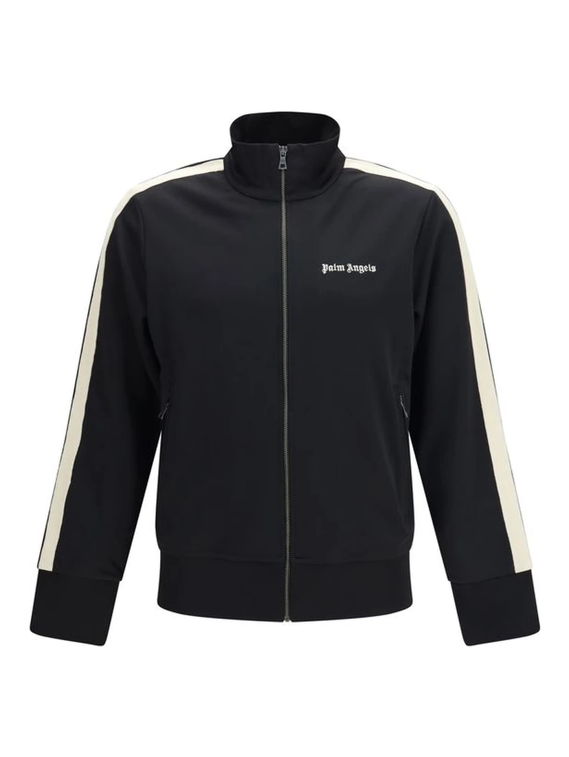 Black Polyester Sweatshirt