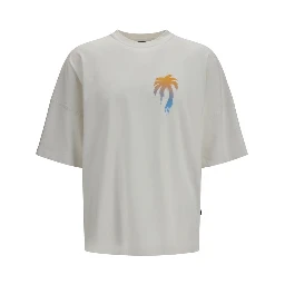 تي شيرت قطني أبيض