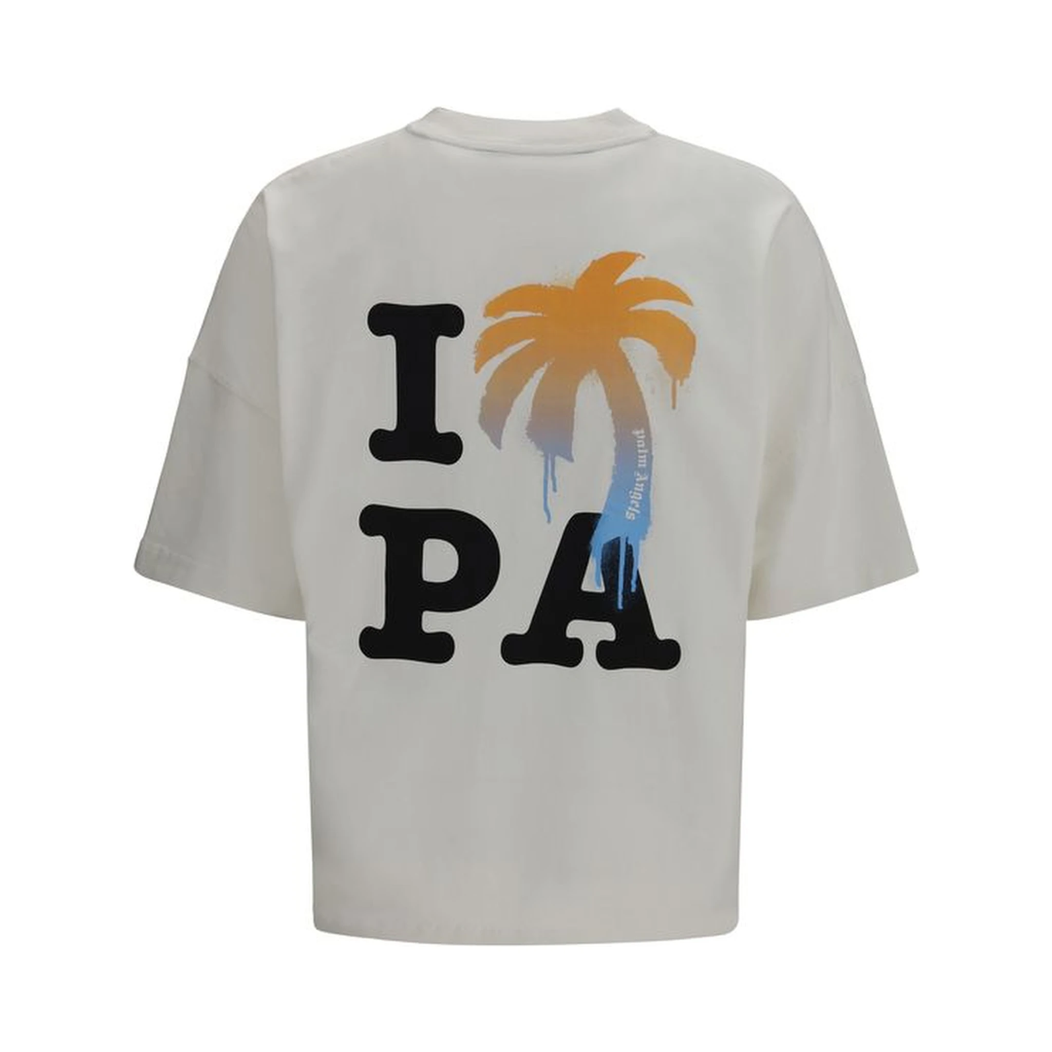 تي شيرت قطني أبيض