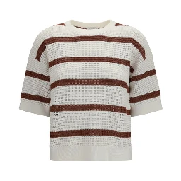 Brown Cotton Sweatshirt
