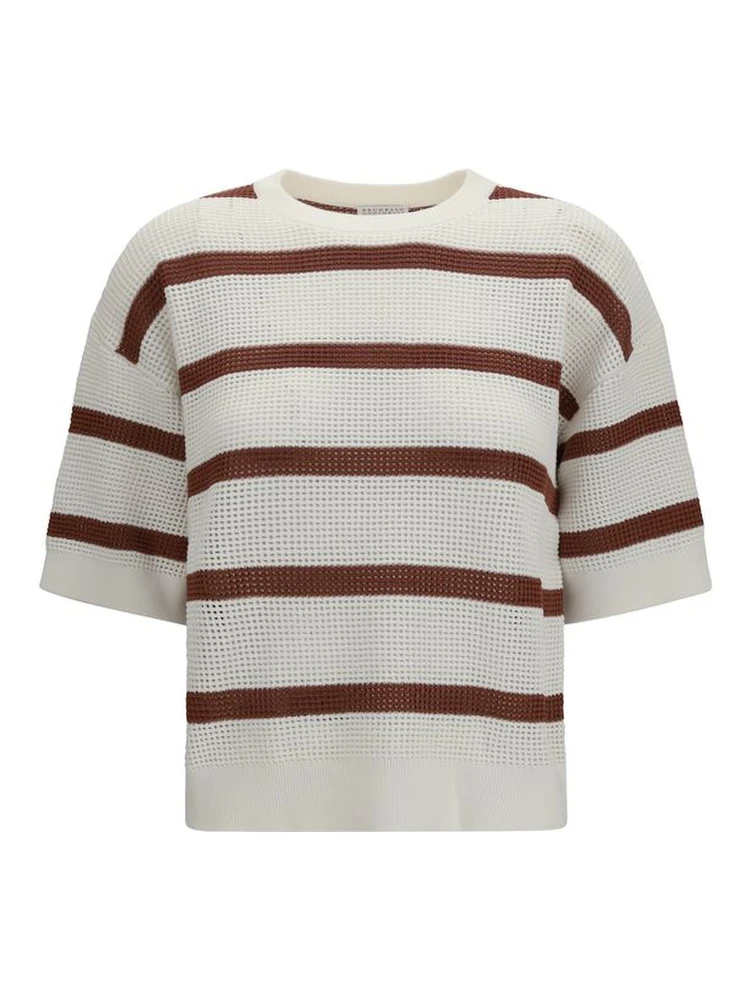 Brown Cotton Sweatshirt