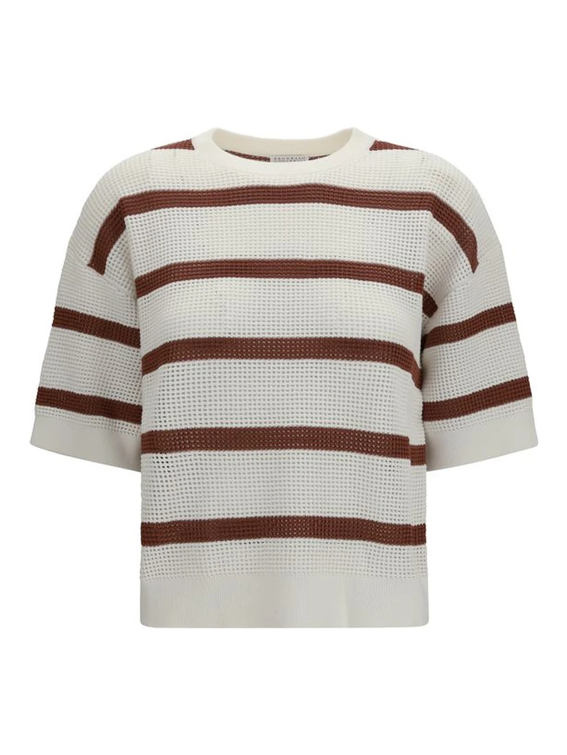 Brown Cotton Sweatshirt