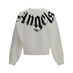 White Cotton Sweatshirt