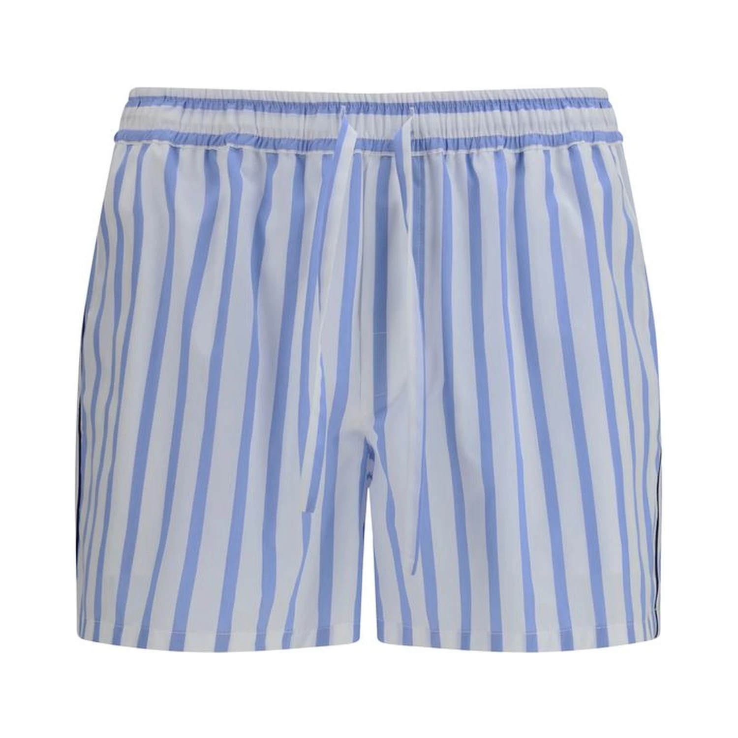Blue Cotton Bermuda Shorts