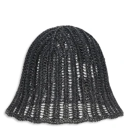 Black Raffia Hat