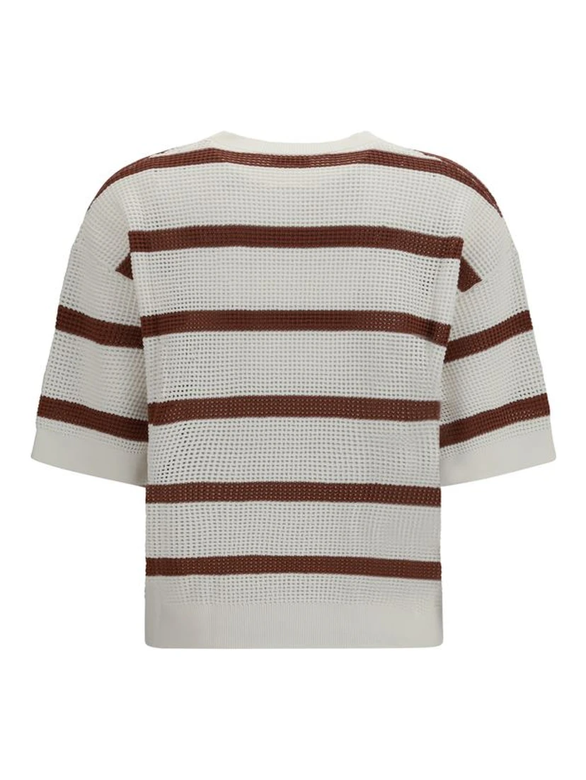 Brown Cotton Sweatshirt