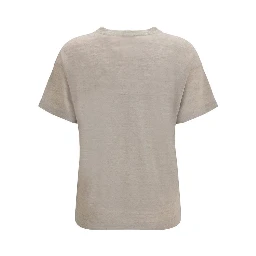 Beige Linen T-Shirt