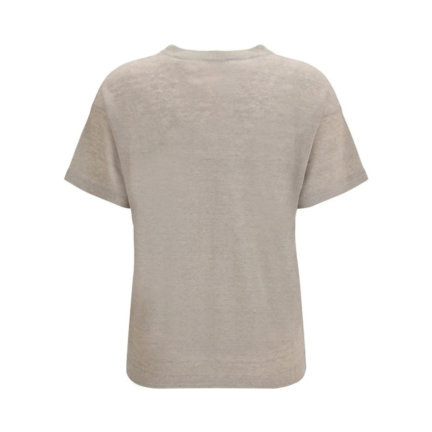 Beige Linen T-Shirt