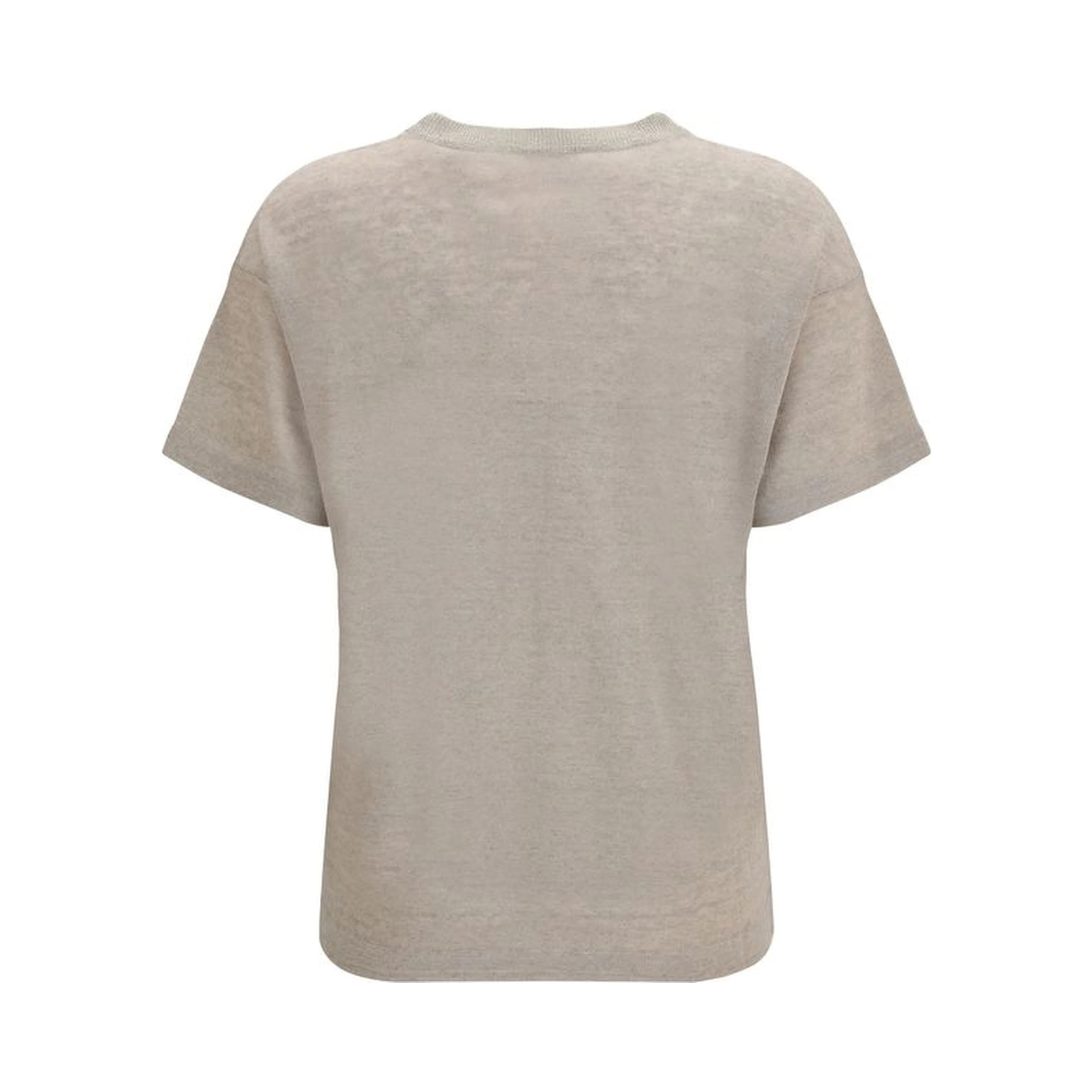 Beige Linen T-Shirt