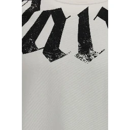 White Cotton Sweatshirt