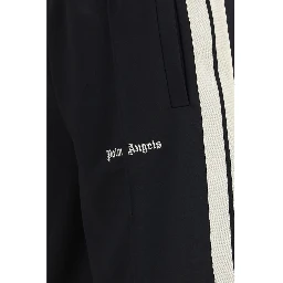 Black Polyester Bermuda Shorts