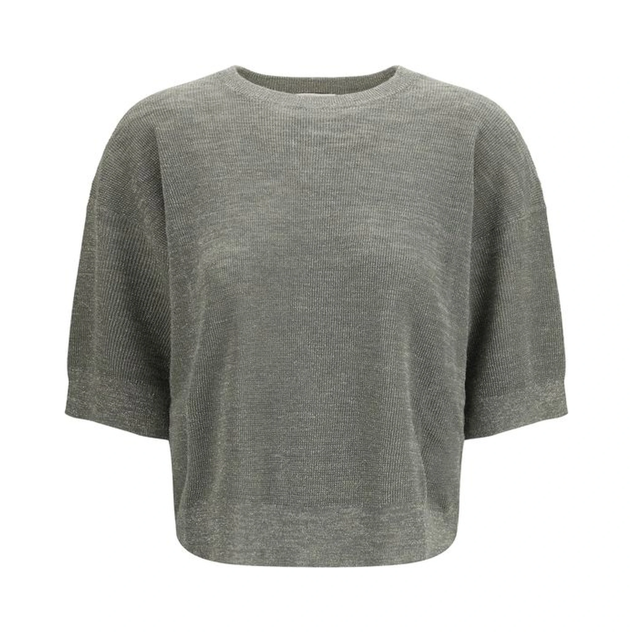 Bicolor Linen Sweatshirt