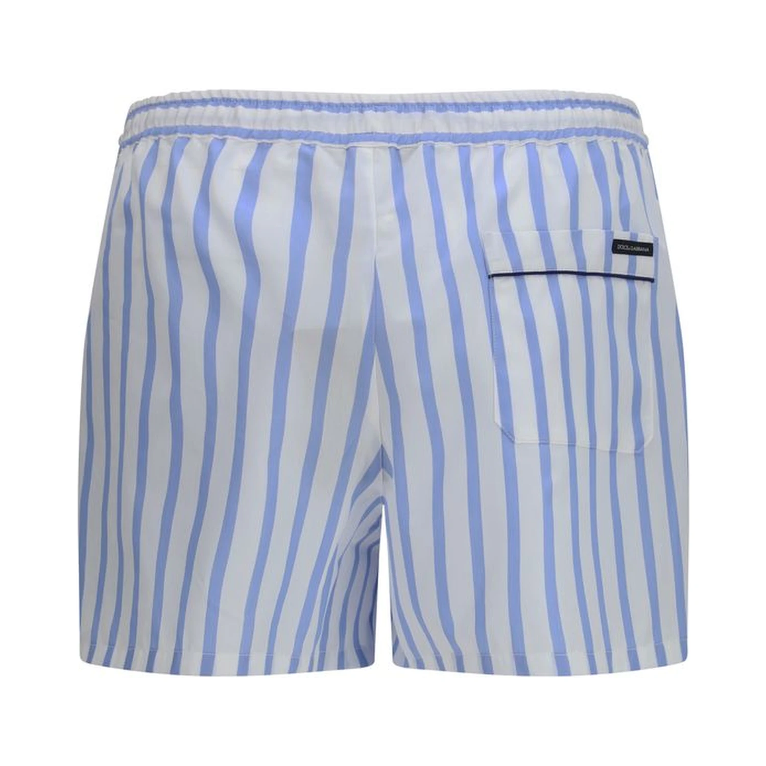 Blue Cotton Bermuda Shorts
