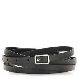Black Calf Leather Bos Taurus Belt