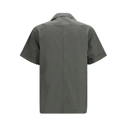 Gray Cotton Shortsleeve Shirt